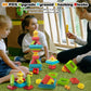 Montessori Toddler Toys For Ages 2-4, 60 Pcs Stacking Building Toys Blocks Kids Sensory Toys For Toddlers 1-3 3-5, Preschool Lea