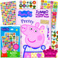 Bendon Peppa Pig Coloring Activity Book and Sticker Set for Kids