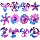 Jawhock 12 Pack Plastic Fidget Spinners|High Speed Hand Spinners For Kids Adults|Stress Anxiety Relief Fidget Toys|Classroom Prizes|Party Favors