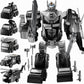 MSKOLER Robot Toys for Kids 3-5 Magnet Transforming Robot 5-in-1 Educational Toys Easy DIY Assembling Vehicle Playsets for Boys 