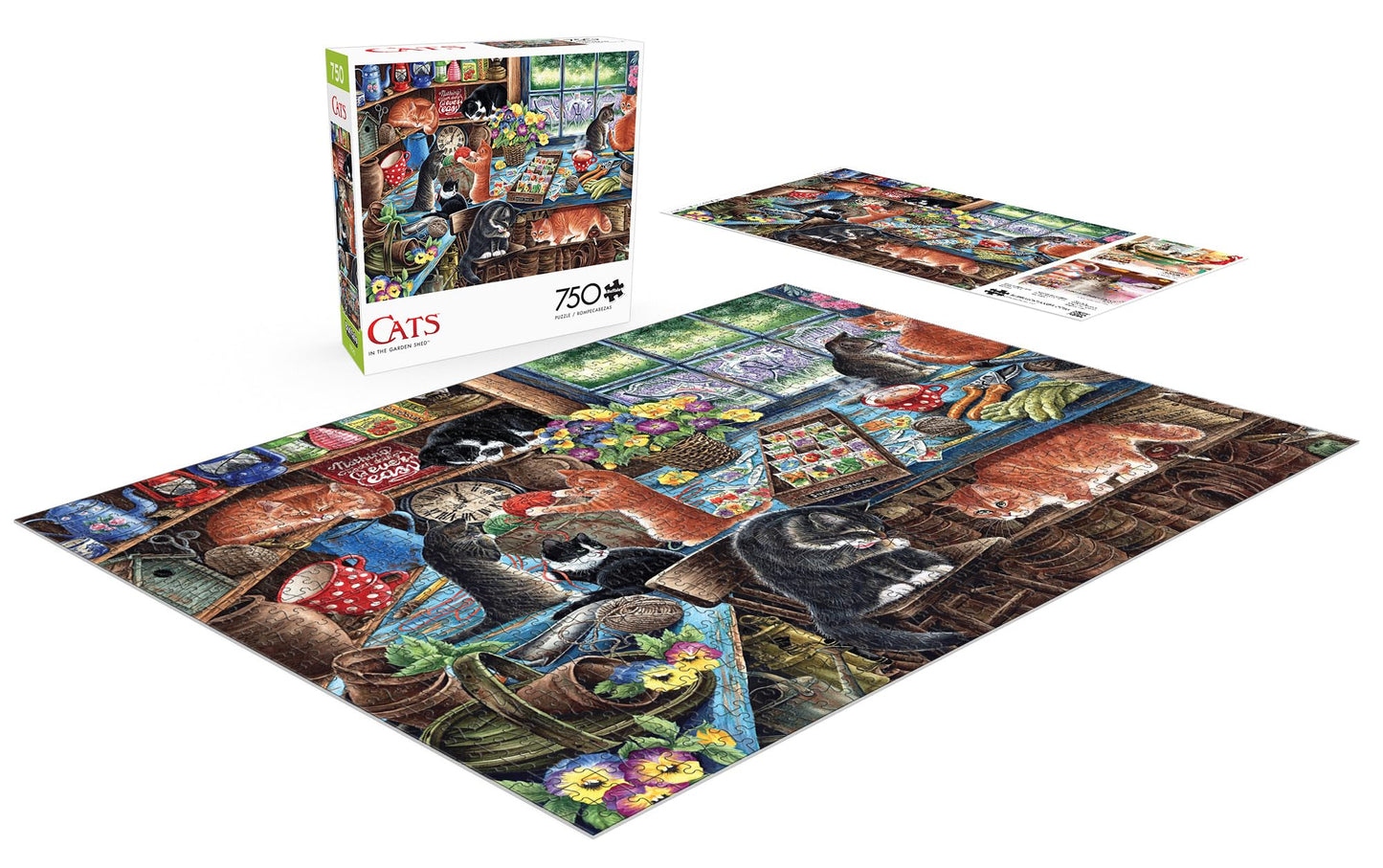 Buffalo Games - Irina Garmashova-Cawton - In The Garden Shed - 750 Piece Jigsaw Puzzle For Adults -Challenging Puzzle Perfect For Game Nights - Finished Size Is 24.00 X 18.00