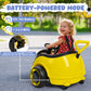Anpabo 3-In-1 Electric Push Ride On Car, 12V Kids Ride On Toy W/Remote Control, 360 Spin, 5-Point Safety Belt, Colorful Led Ligh