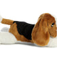 Aurora® Adorable Flopsie™ Basset Hound Stuffed Animal - Playful Ease - Timeless Companions - Brown 12 Inches