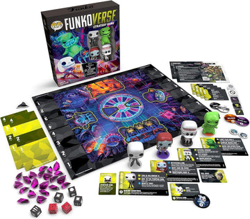 Funko Games Board 0-Base The Nightmare Before Christmas Funkoverse - Tnbc - Light Strategy Board Game For Children & Adults (Age