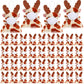 Shappy 50 Pcs Mini Animal Plush Toys Small Stuffed Animals Bulk Cute Tiny Plushies Keychains For Gift Party Carnival Prize(Giraffe)