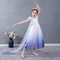 Sototoo Elsa Costume Long Sleeves Princess Dress Queen White Costume Cosplay Dress Up With Accessories Halloween (White 2,5-6Yea