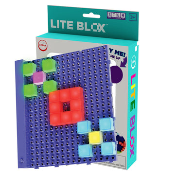 E-Blox Lite Blox Stem Builder Kit (30 Pieces), Colorful Led Lights, Building Blocks Toy Set, Great Science Project For Kids, Bir