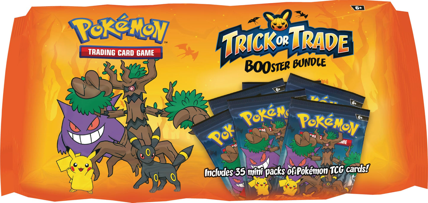 Pokemon TCG Booster Bundle - Trick or Trade, Small, Multi-color, Paper, Model 290-85834