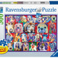 Ravensburger Hello Doggie 500 Piece Large Format Jigsaw Puzzle For Adults - 16794 - Every Piece Is Unique, Softclick Technology Means Pieces Fit Together Perfectly