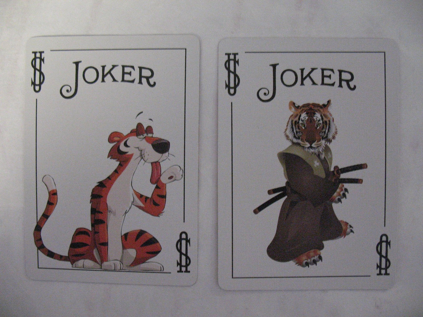 Bicycle Tiger Deck Playing Cards - Tiger Skin Design, Yellow, Model 5097877, Paper Material