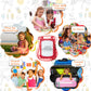 24 Pcs Mini Magnetic Drawing Doodle Board For Kids Backpack Keychain Clip Drawing Board Erasable Sketch And Painting Pad For Classroom Rewards Party Favors Goodie Bag Stuffers (Bear)