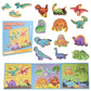Astaron 3D Magnetic Dinosaur Puzzle With 80 Puffy Stickers For Toddlers, Dino Magnets For Toddlers 1-3 Preschool Education Learn