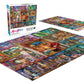 Buffalo Games 1000 Piece Jigsaw Puzzle - The Grand Fiction Library - Large Multicolor Cardboard - Model 12752