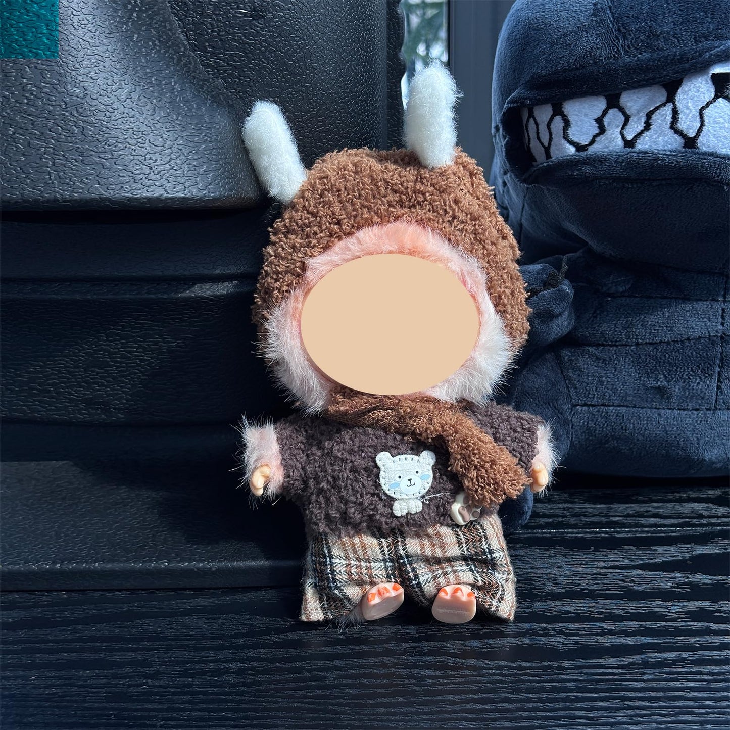 Doll Clothes - Compatible with LBB 5.91-6.7inch(15-17cm) Dolls as Accessories Only  enhanced Dolls Outfit with Accessories  Hand Crocheted Hat  Sweaters  Bag 13