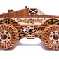 Wood Trick Monster Pickup Truck Car 3D Wooden Puzzle - Rides Up To 18 Feet - 8.3X6.3 In - Model Truck Kit To Build For Adults And Kids
