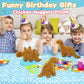 Isaacalyx Small Dino Chicken Nugget Pillow Set, 5 Packs Soft Cotton for Birthday Gifts & Dinosaur Theme Party Decorations