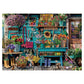 Flower Plant Gardening Puzzle 1000 Piece For Adults, Spring Nature Garden Jigsaw Puzzle, Cat Colorful Cabin Puzzles