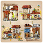Honey Workshop Mini Building Blocks, MOC Creative Building Toys Model Set for 7-9 Years Old Girls Boys, 1242 PCS Simulation Arch