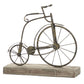 Deco 79 Metal Wood Bicycle, 16 By 14-Inch, Black