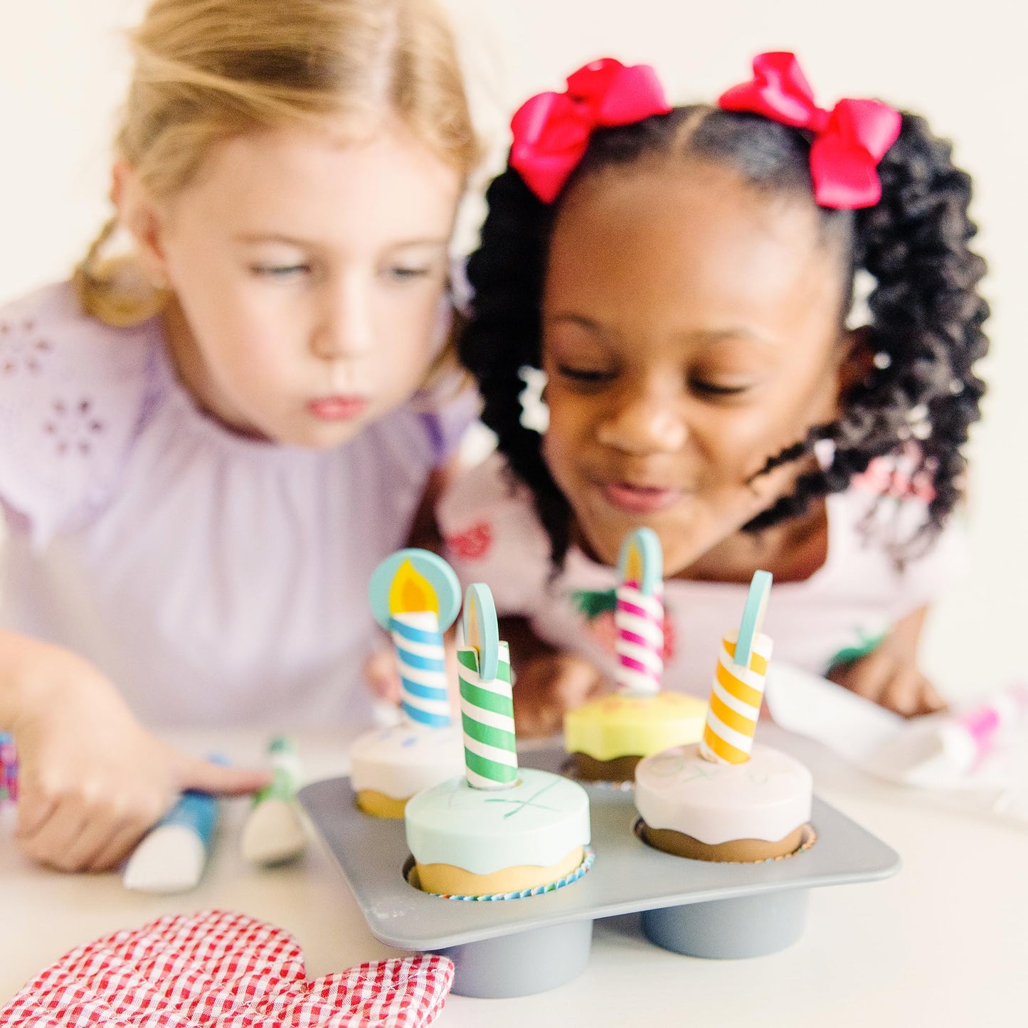Melissa & Doug Bake & Decorate Cupcake Set Imaginative Play for Babies