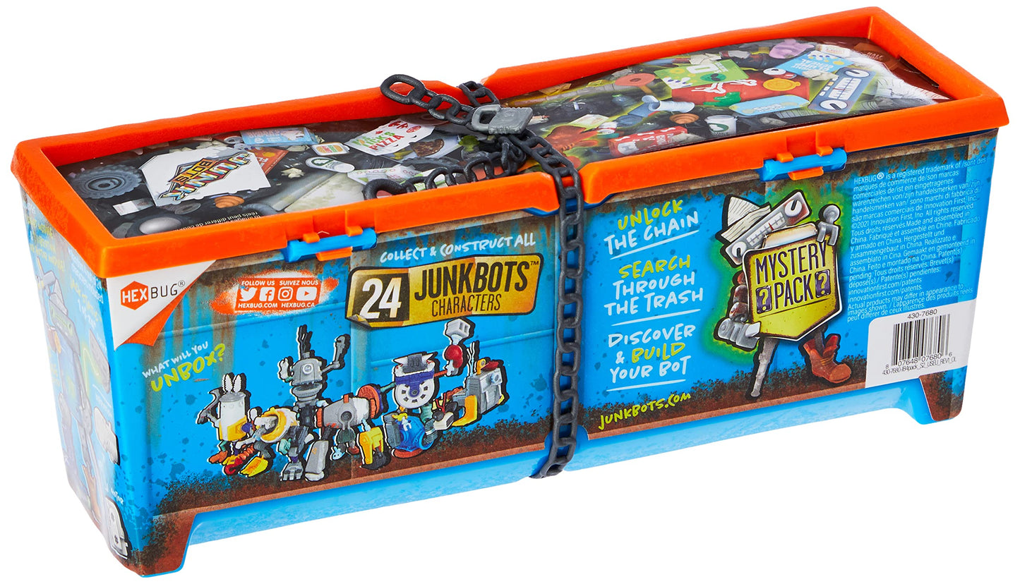 Hexbug Junkbots Factory Collection Industrial Dumpster, Surprise Toys In Every Box Lol With Boys And Girls, Alien Powered Toys For Kids, 60+ Pieces Of Action Construction Figures, For Ages 5 And Up