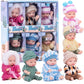 Vueos 4 Inch Mini Baby Dolls 6pcs Gift Set Included Cute Small Baby Doll with Clothes Suitability Kids 3 and Up Birthday Christm
