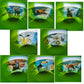 Kid'S Pretend Animal Theme Camera Toy Set (1 Pack) Colorful Cameras With 8 Wild Animal Images (1 Piece)