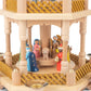 Alexander Taron 16720 Richard Glaesser Pyramid-3 tiers-Nativity-17.25 H W x 12.5, Brown