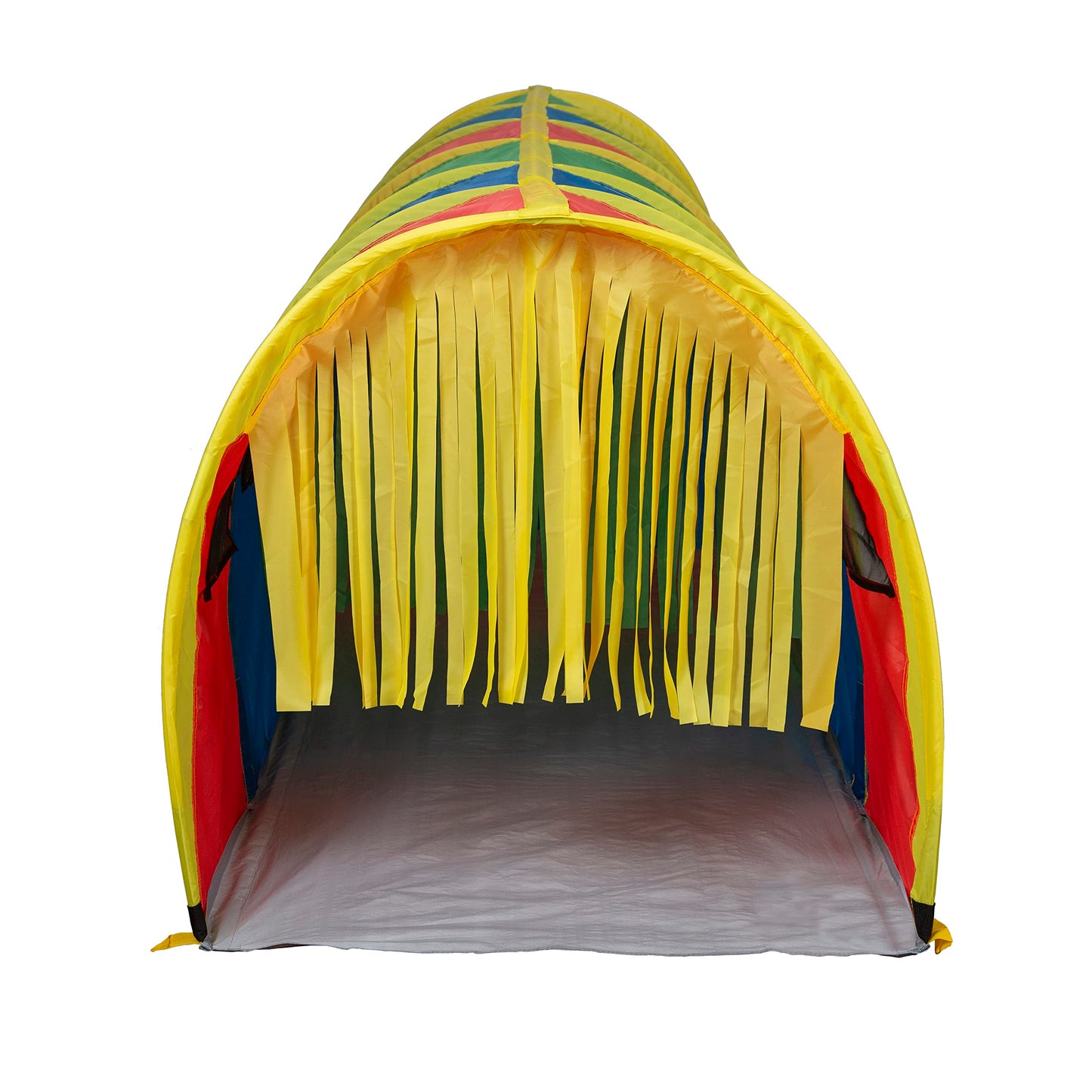 Pacific Play Tents 95200 Kids Super Sensory 9-Foot D Style Institutional Crawl Play Tunnel, 9' X 30'' X 30'', Multicolored