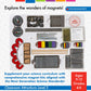 Dowling Magnets Classroom Attractions Comprehensive Magnet Lab: Level 3  Grades 4-6  Ages 9-12 (13 inches Long x 9.50 inches Wide x 2.25 inches high)