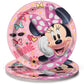 Unique Round Dinner Paper Plates  21.9cm, Minnie Mouse, 8 Pcs