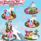 Goody King Magnetic Blocks | 100PCS Build Magnetic Pink Castle Magnetic Set,Magnetic Building Cube Game for Kids Age 3 4 5 6 7 8
