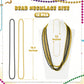 12 Pcs Mardi Gras Beads Bulk, New Year Beaded Necklaces, 33'' Blackgold Beads Graduation Beaded Stuff Set, Carnival Round Costum