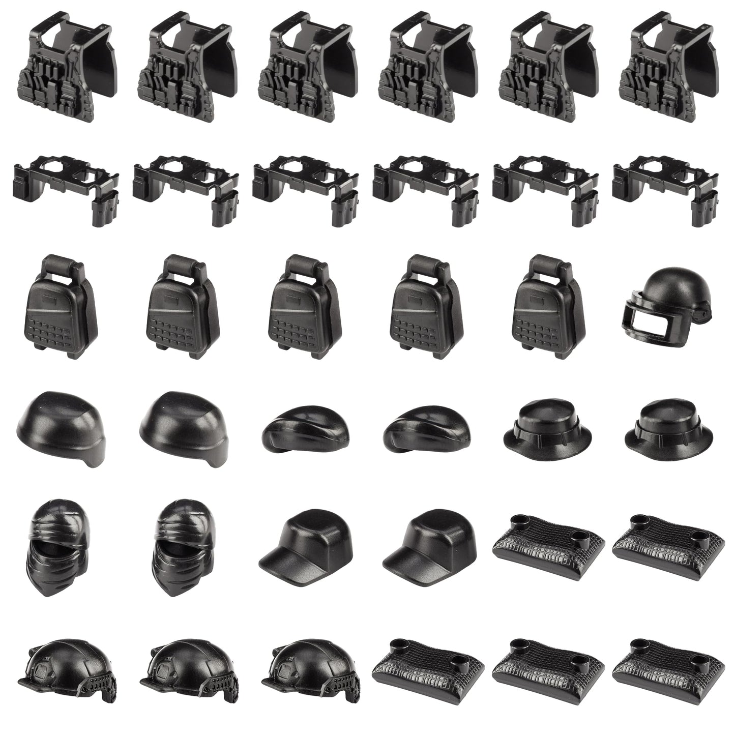 MaozyHomie 51 Pcs Toy Soldiers Figures US Camouflage  Army Battle Toy Set -  Pack Military Accessories Kits Toys Building Blocks Compatible with Major Brand  3 Years Old and up