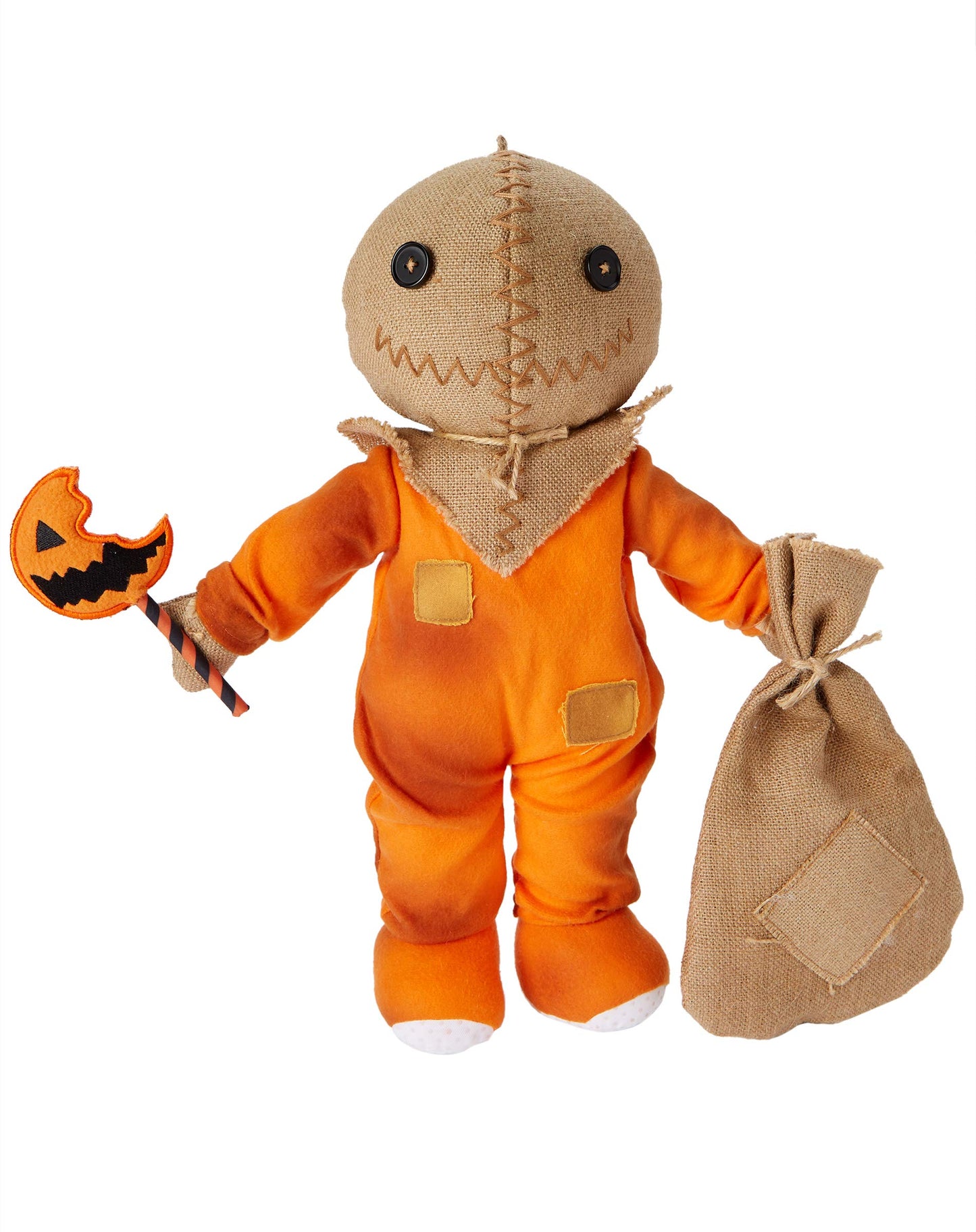 Spirit Halloween Trick R’ Treat Sam Plush | Officially Licensed | Horror Décor | Halloween Decoration | Indoor Decor