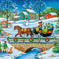 Masterpieces 1000 Piece Christmas Jigsaw Puzzle - Over The River - 19.25'X26.75'