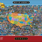 Buffalo Games 2000 Piece Jigsaw Puzzle - Best of America - Large Multicolor - Perfect for Game Nights - Model 2160