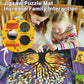 Napzy Puzzle Mat-Jigsaw Puzzles Matt Roll Up To 1500Pcs Roll-Up Puzzled Board Puzzling Organizers And Storage With 8Pcs Jigsaws