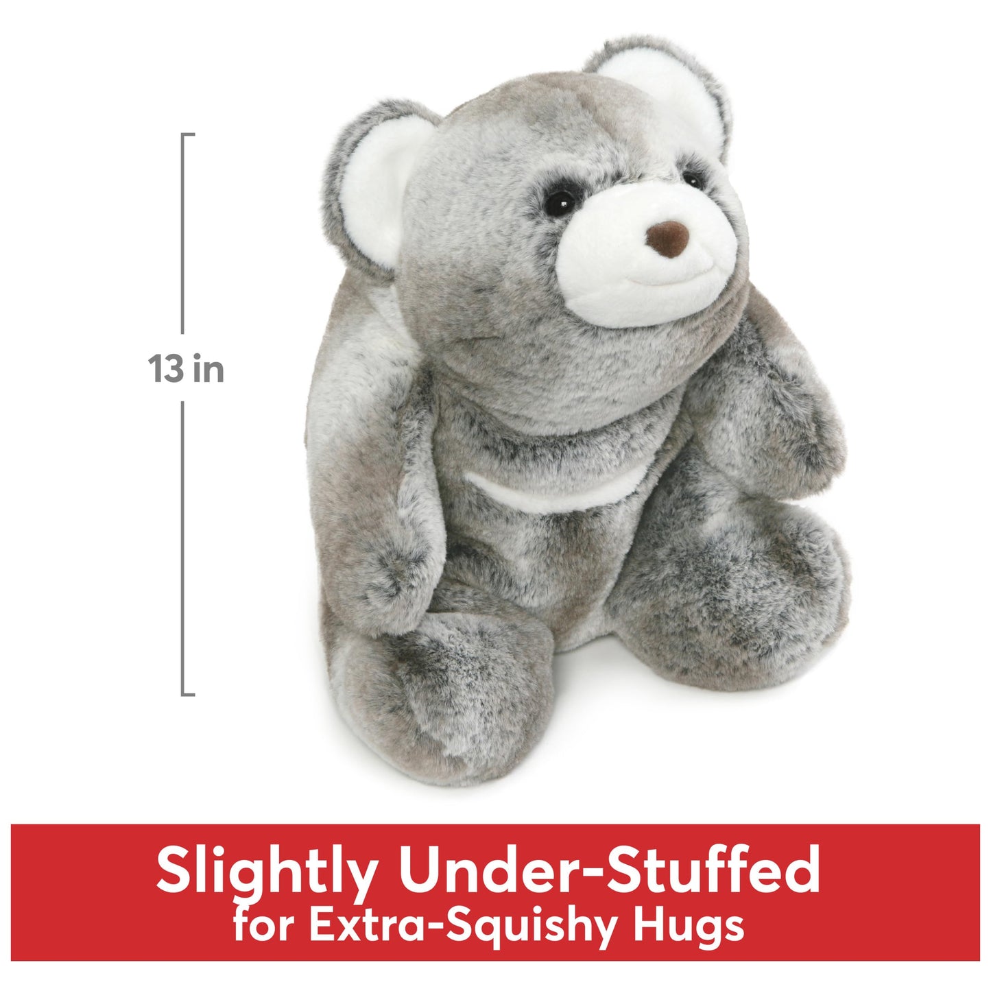 GUND Original Snuffles Teddy Bear, 13" Gray/Brown Stuffed Animal for Ages 1+, Fabric