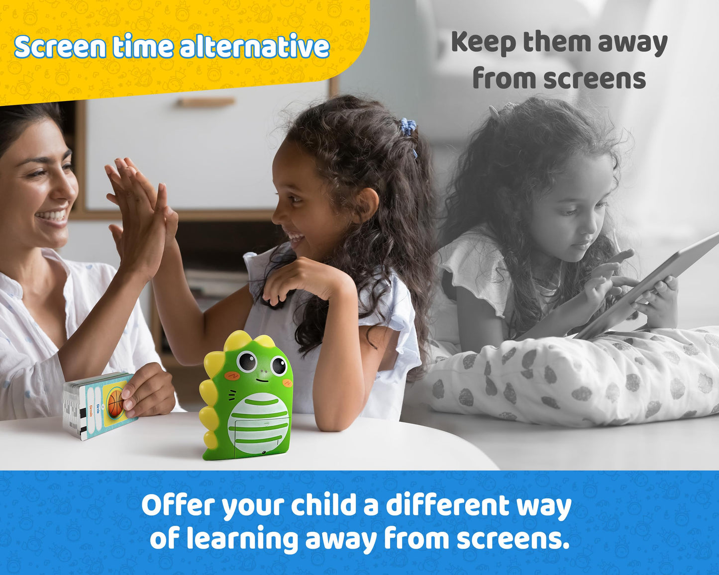 Gufino Talking Flash Cards For Toddlers – 300 Fun And Interactive English & Spanish Flash Cards To Strengthen Cognitive Abilities & Boost Language Development – Learning Toys For Quality Family Time