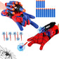 2 Pack Spider Web Shooters for Kids  Superhero Toys for Boys  Spider Web Shooters Launcher Glove Toy for Kids Brithday Party Cosplay Gifts
