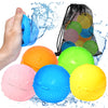 Soppycid Water Balloons Reusable Quick Fill - Self Sealing Silicone Water Balls For Kids With Mesh Bag, Outdoor Summer Fun Water Toys For Outdoor Activities, Summer Party, Water Park, Family Game