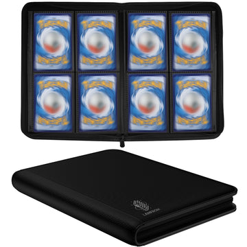 Trading Card Binder with Sleeves  enhanced 4 Pocket Ringless Card Binder 160 Side Loading Pocket PU Card Collection Binder  Collectible Card Albums Card Folder for MTG  TCG  Sports Cards  Game Cards