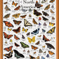 Masterpieces 1000 Piece Jigsaw Puzzle For Adults, Family, Or Youth - Butterflies Of North America - 19.25''X26.75''