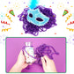ZZYFGH 33'' 7mm Metallic Purple Bead Necklace Bulk, Mardi Gras Round Beaded Necklaces for Party Favors Costume Necklace (12 Pcs)