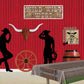 Beistle Red Barn Siding Backdrop - 2 Piece Plastic Party Accessory, Multicolor, Model S52057AZ2