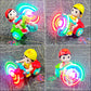 Tipmant Baby Toddler Electric Tricycle Toy Motorcycle Vehicle Stunt Performance, Music, Luminous Lights, Kids Birthday Gifts (Re
