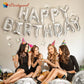 Happy Birthday Balloons Banner
