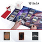 Zlca Card Deck Box With 2 Dividers, Card Storage Case Fits 100+ Single Sleeved, Pu Leather Tcg Case Holder For Magic Commander Y