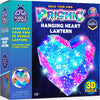 PRISMIC Make Your Own Lantern Heart 3D Light - Girls Arts and Crafts Ages 8-12, Gifts for 8 9 10 11 12 Year Old Girls Birthday, 